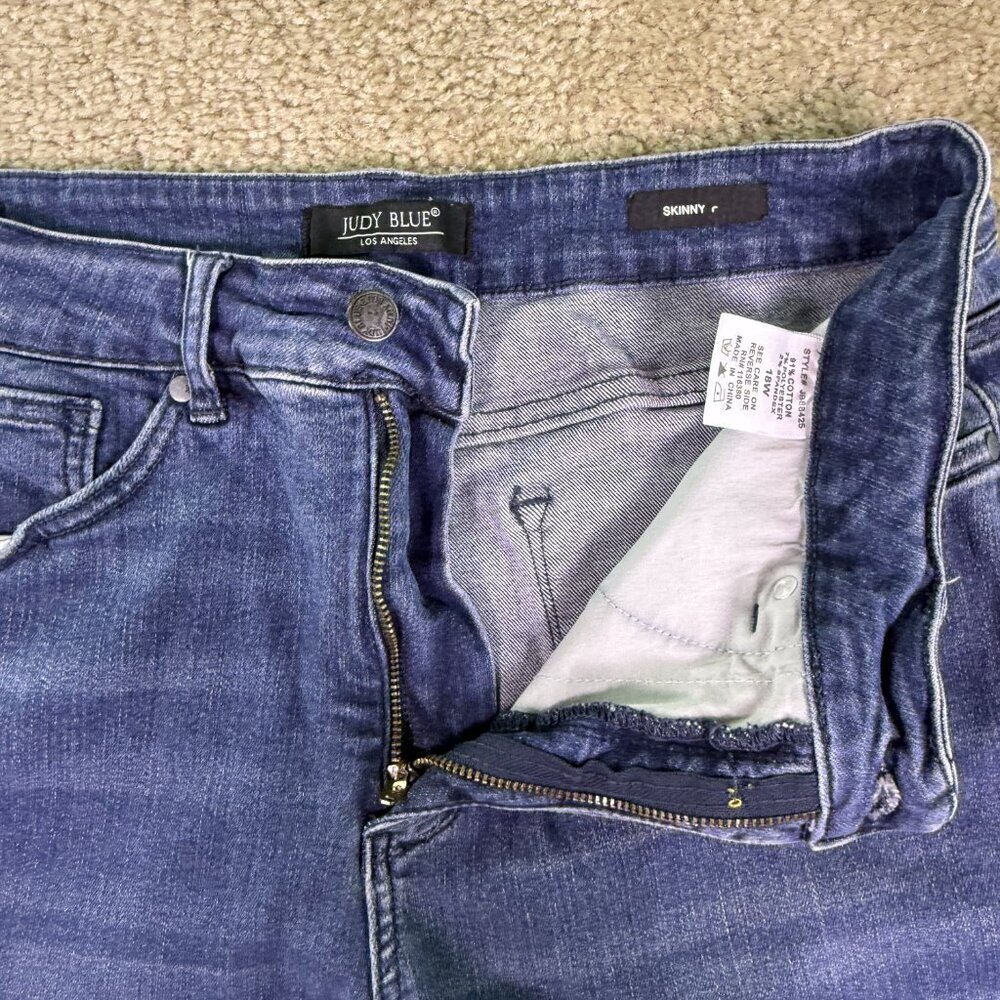 Judy Blue Los Angeles Skinny Fit Jeans Womens Size 18W Blue Denim 32x26 F131 - Picture 3 of 14